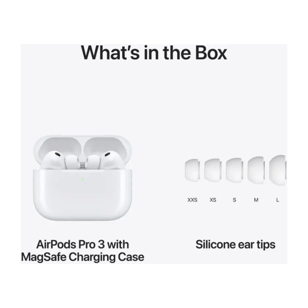 Навушники бездротові Apple AirPods 3 MME73ZM/A — білі, із зарядним кейсом