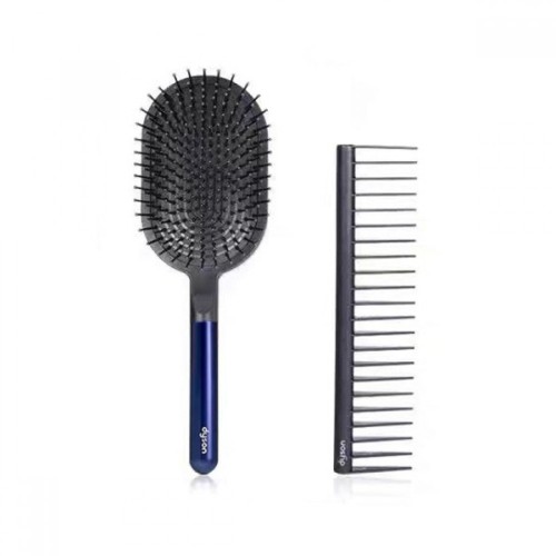 Комплект щітки й гребінця Dyson Designed Paddle Brush and Detangling Comb Prussian Blue/Black