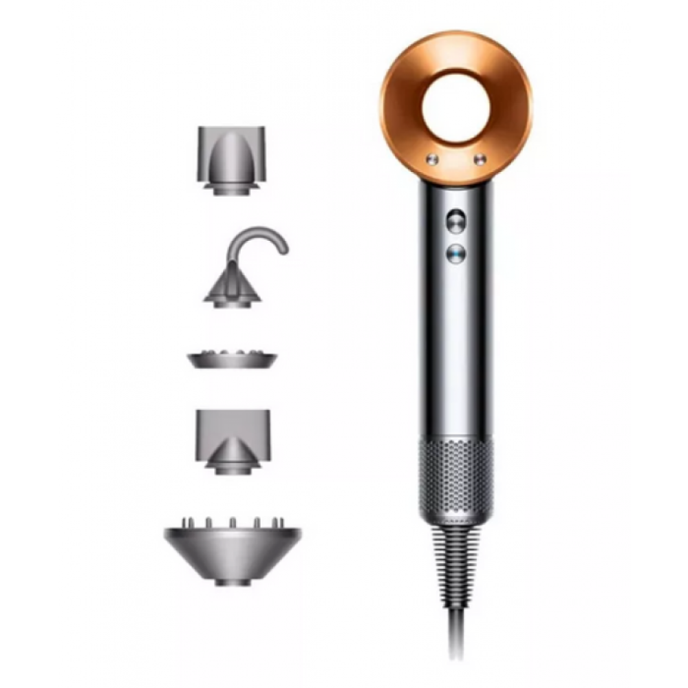 Фен для сушіння волосся Dyson Supersonic HD08 Nickel/Copper