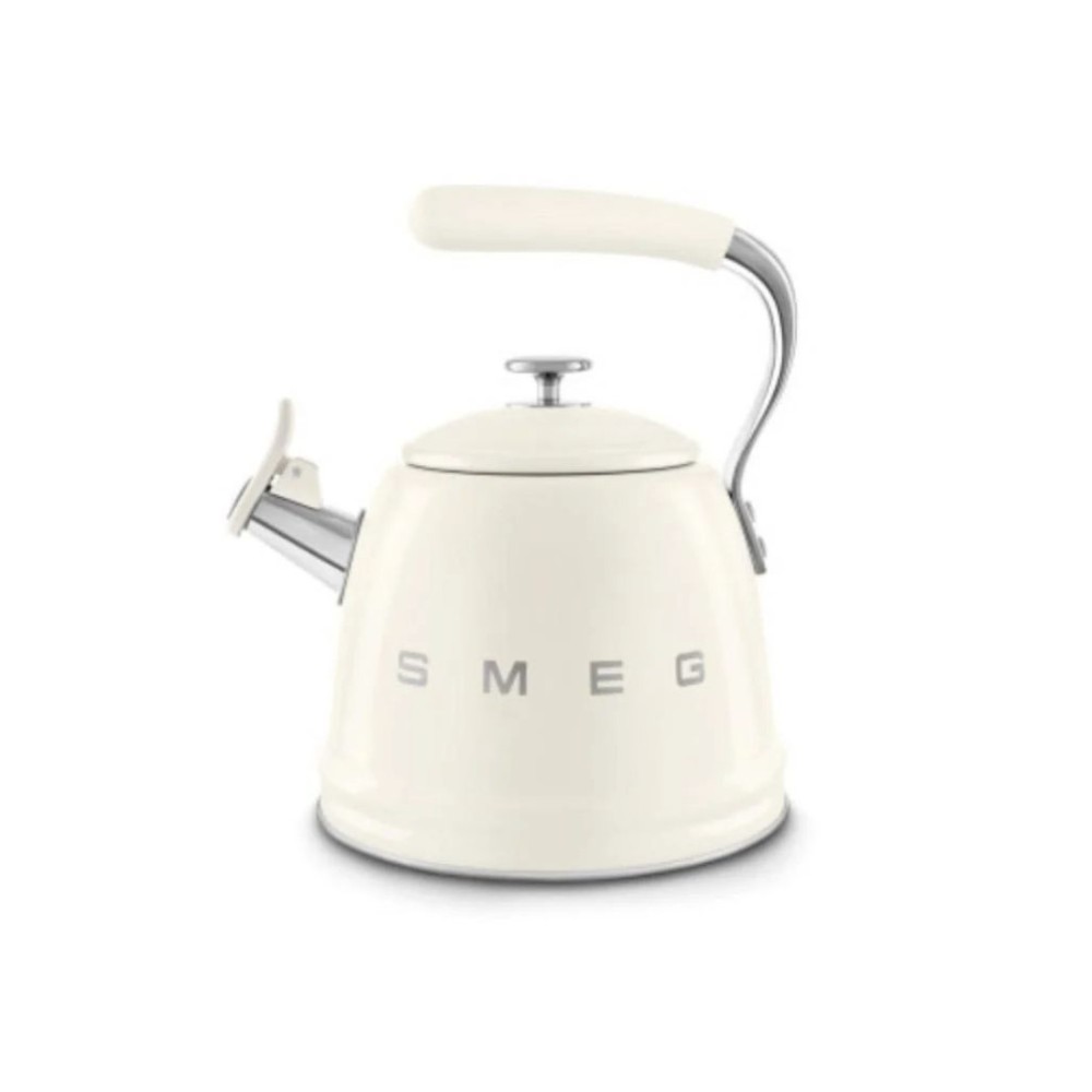 Чайник SMEG WKF01CR зі свистком, кремовий, 2,3 л