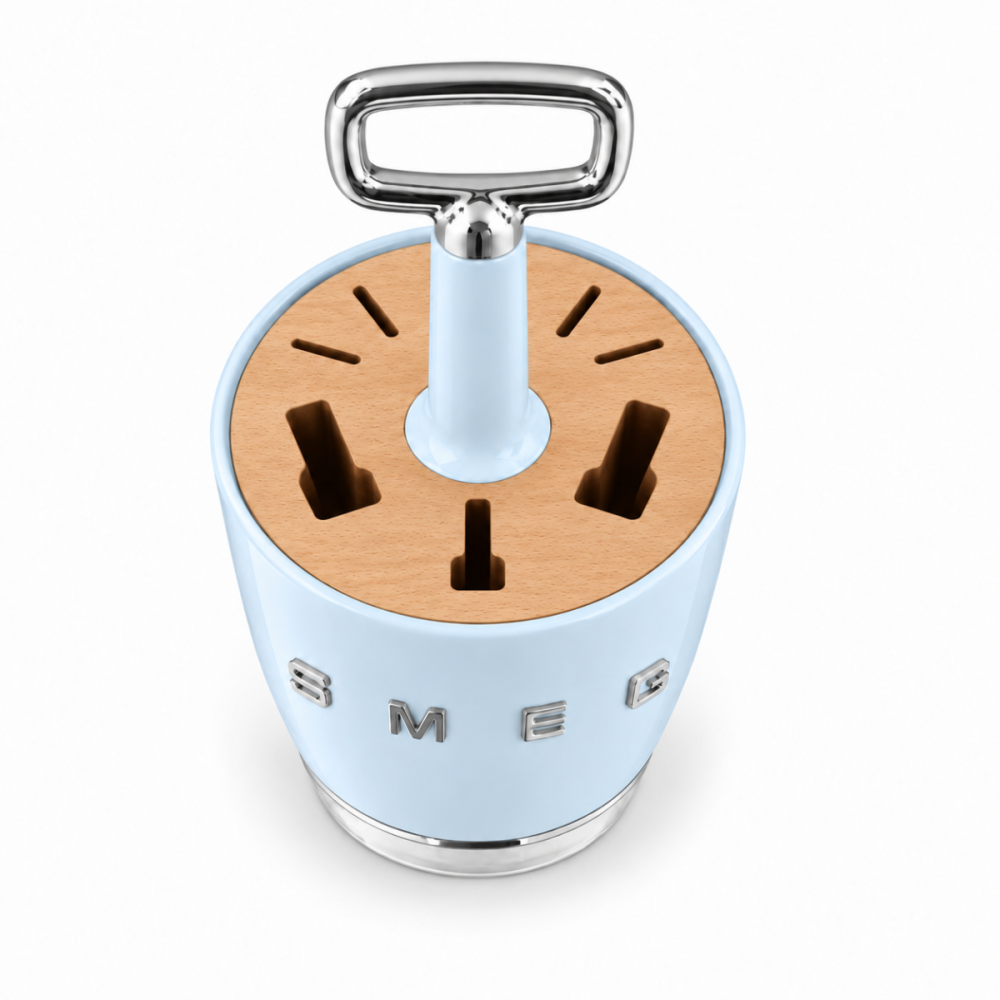 Тримач столових приладів SMEG Cutlery Caddy, блакитний