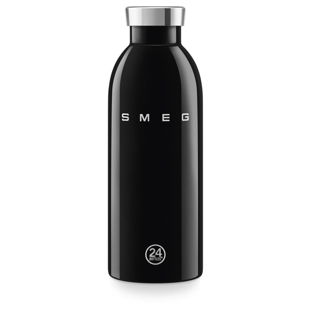 Пляшка для напоїв SMEG × 24Bottles Clima WBF01BL, чорна, 500 мл