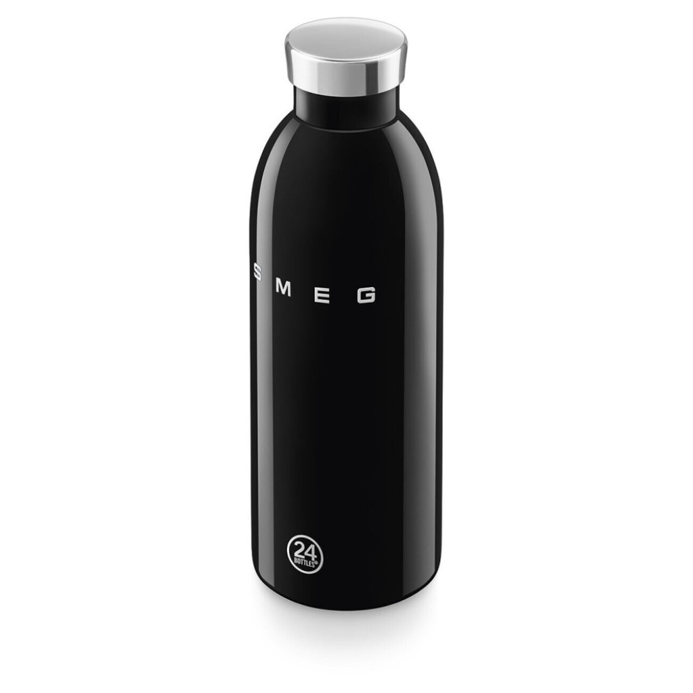 Пляшка для напоїв SMEG × 24Bottles Clima WBF01BL, чорна, 500 мл