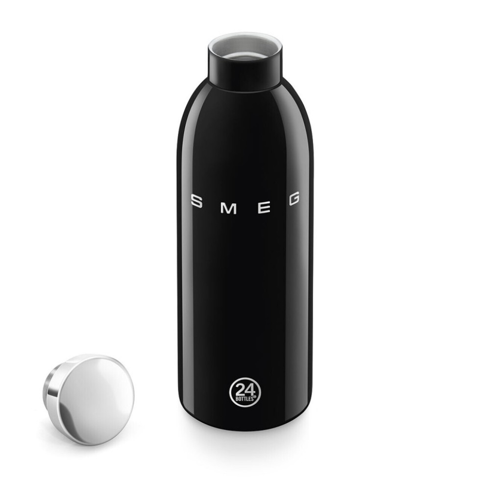 Пляшка для напоїв SMEG × 24Bottles Clima WBF01BL, чорна, 500 мл