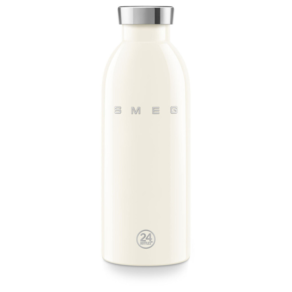 Пляшка для напоїв SMEG × 24Bottles Clima WBF01CR, кремова, 500 мл