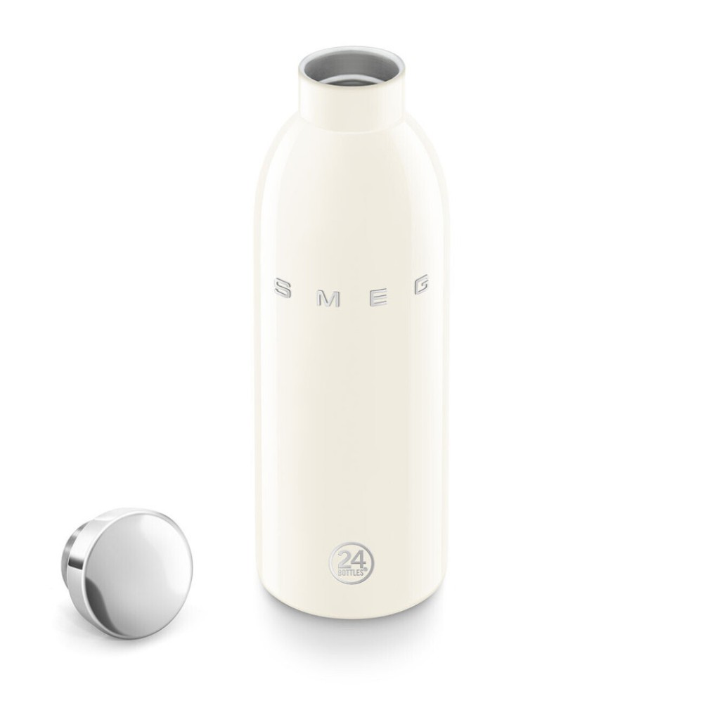 Пляшка для напоїв SMEG × 24Bottles Clima WBF01CR, кремова, 500 мл