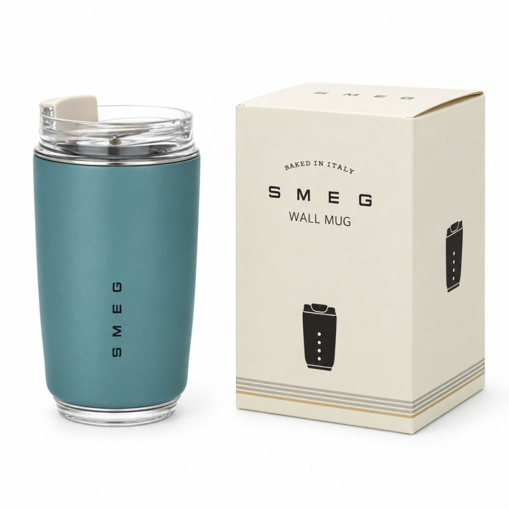 Кухоль-термос SMEG, синя, 320 мл