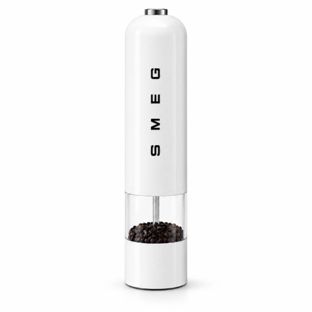 Млинок SMEG для спецій, білий