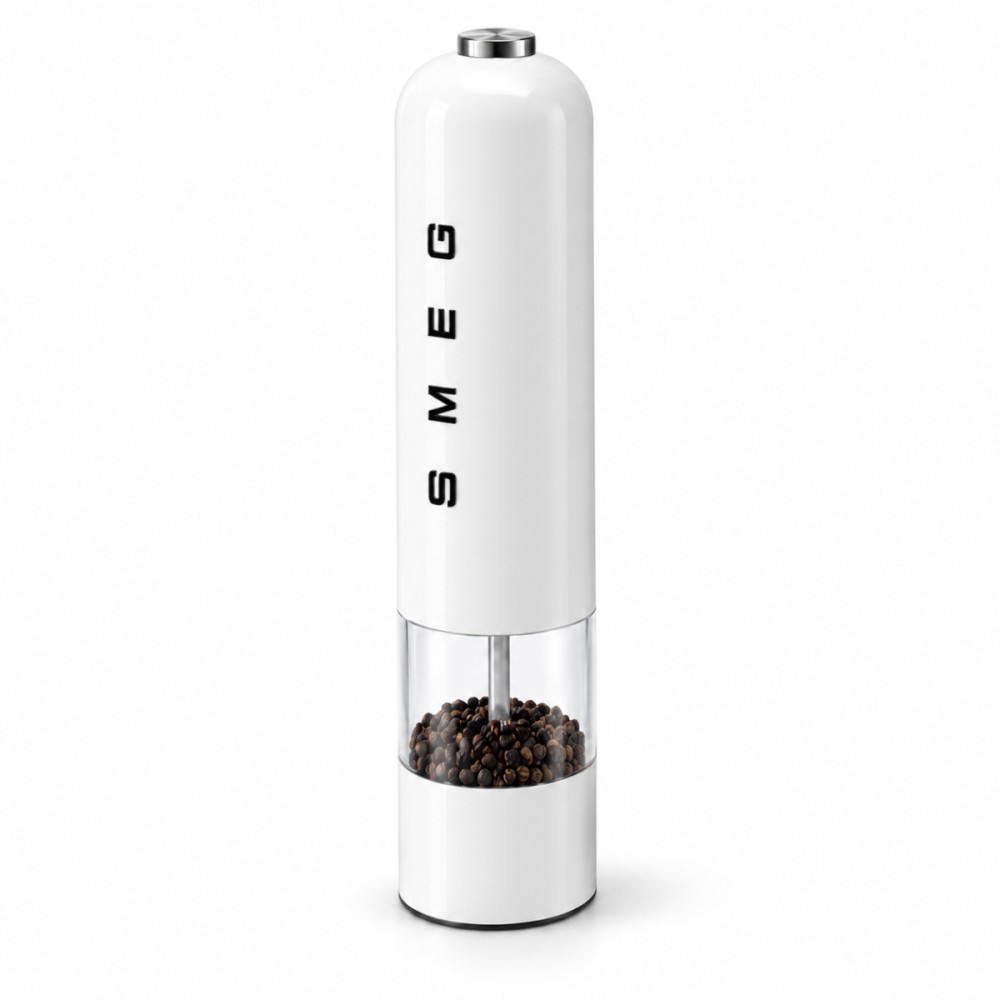 Млинок SMEG для спецій, білий