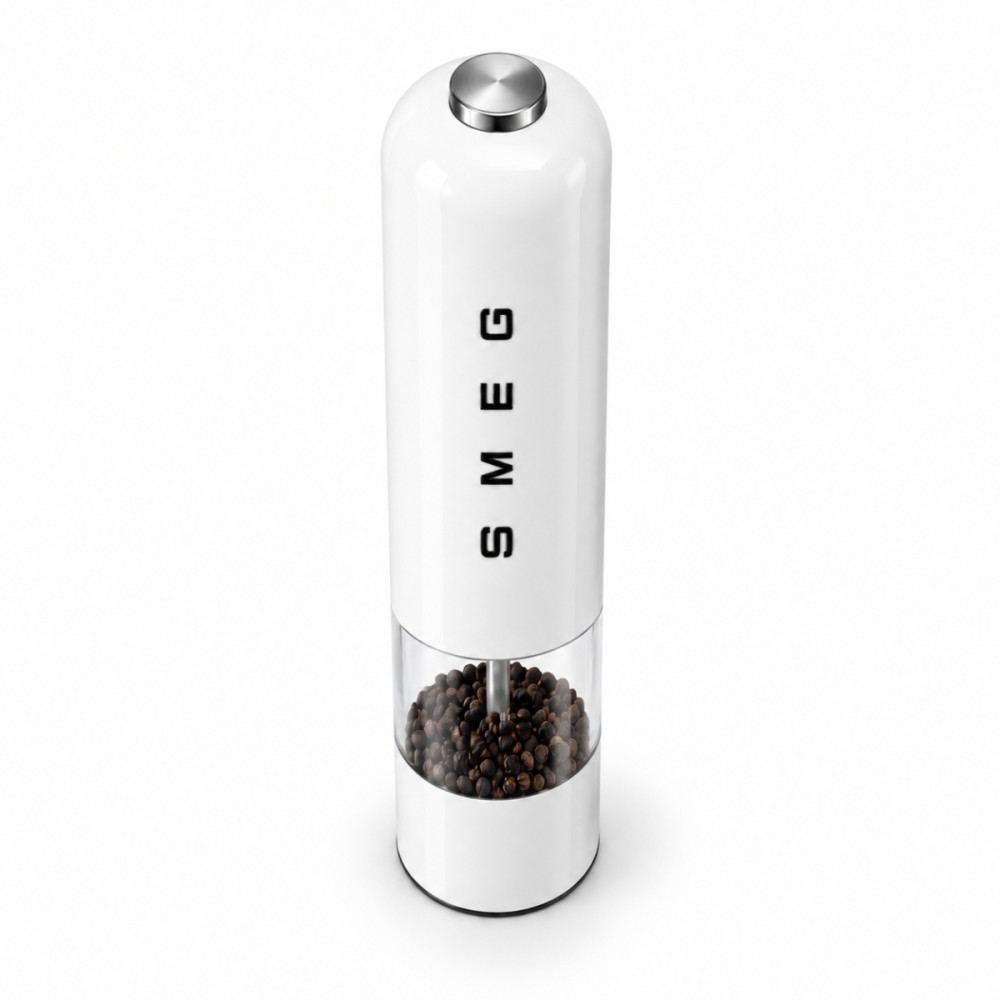 Млинок SMEG для спецій, білий