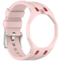 Audemars Piguet x Swatch Royal Pop Blush Pink/Burgundy — змінний ремінець