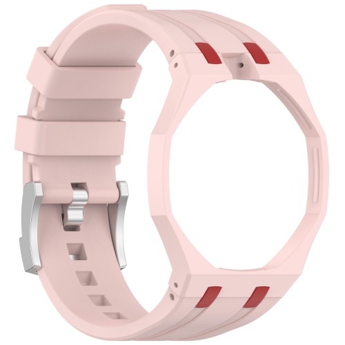 Audemars Piguet x Swatch Royal Pop Blush Pink/Burgundy — змінний ремінець