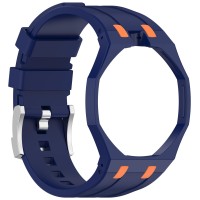 Audemars Piguet x Swatch Royal Pop Navy Blue/Orange — змінний ремінець