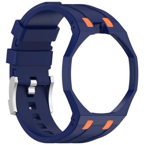 Audemars Piguet x Swatch Royal Pop Navy Blue/Orange — змінний ремінець