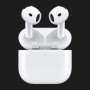 Навушники бездротові Apple AirPods 4 ANC MXP93ZM/A (2024) — білі, із зарядним кейсом