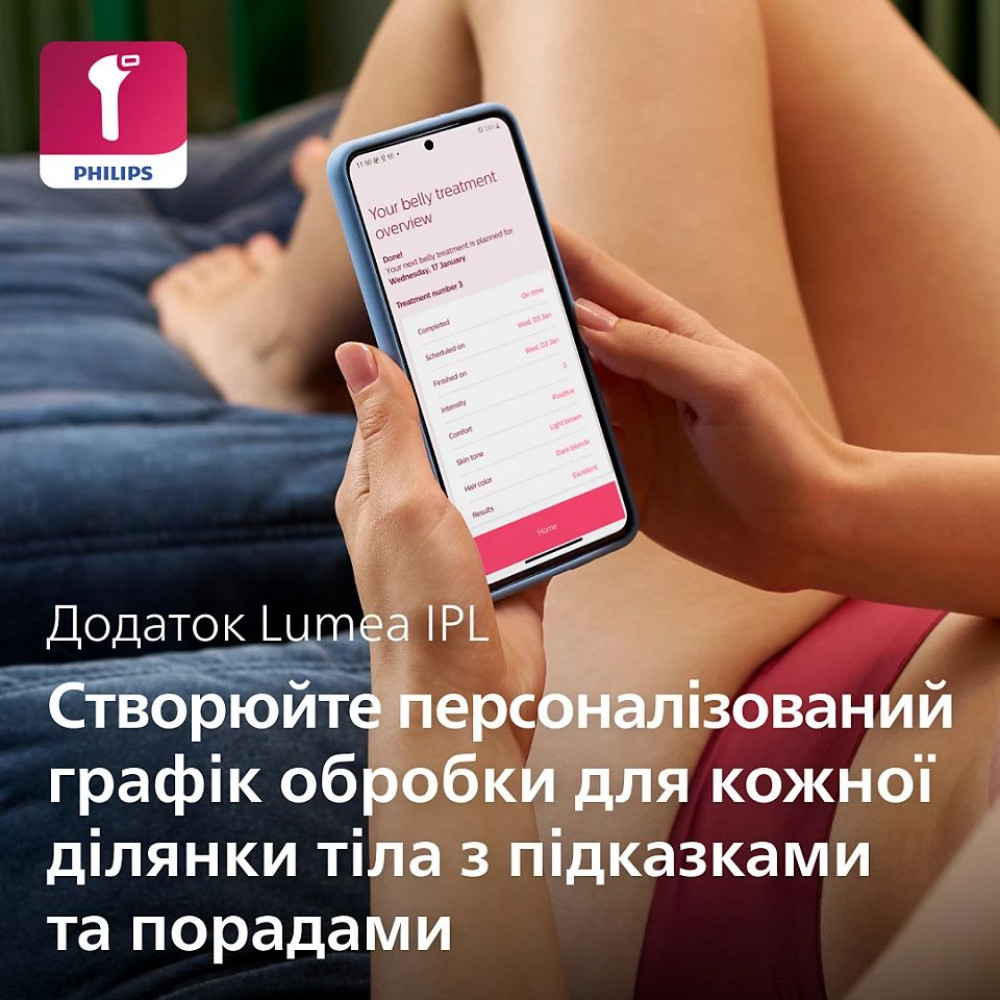 Фотоепілятор IPL Philips Lumea 7000 Series BRI921/00