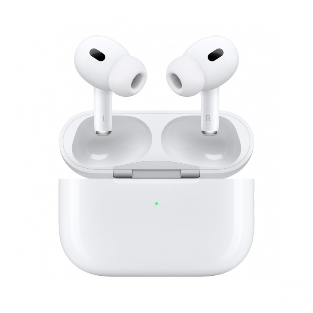 Навушники бездротові Apple AirPods Pro 2 MTJV3ZM/A (2023) — білі, із зарядним кейсом