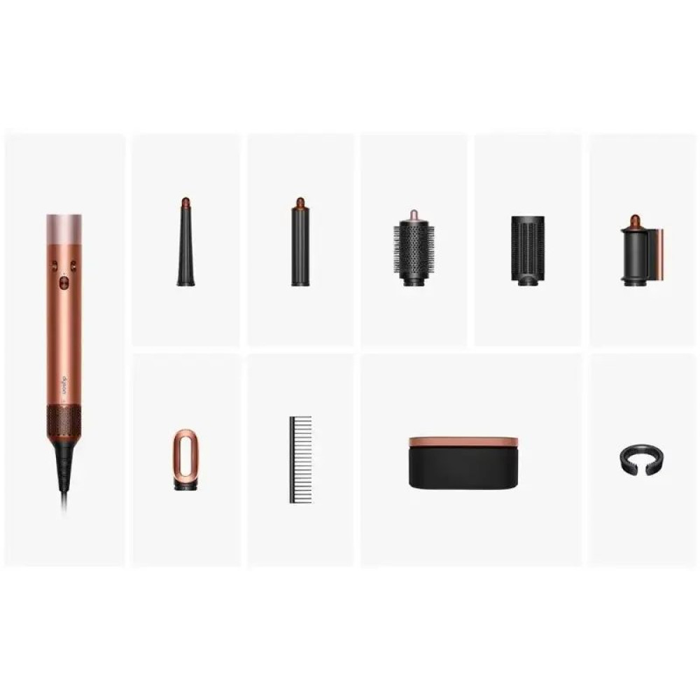 Мультистайлер для волосся Dyson Airwrap i.d. HS08 Straight+Wavy Amber Silk/Pink Champagne (123698-01)
