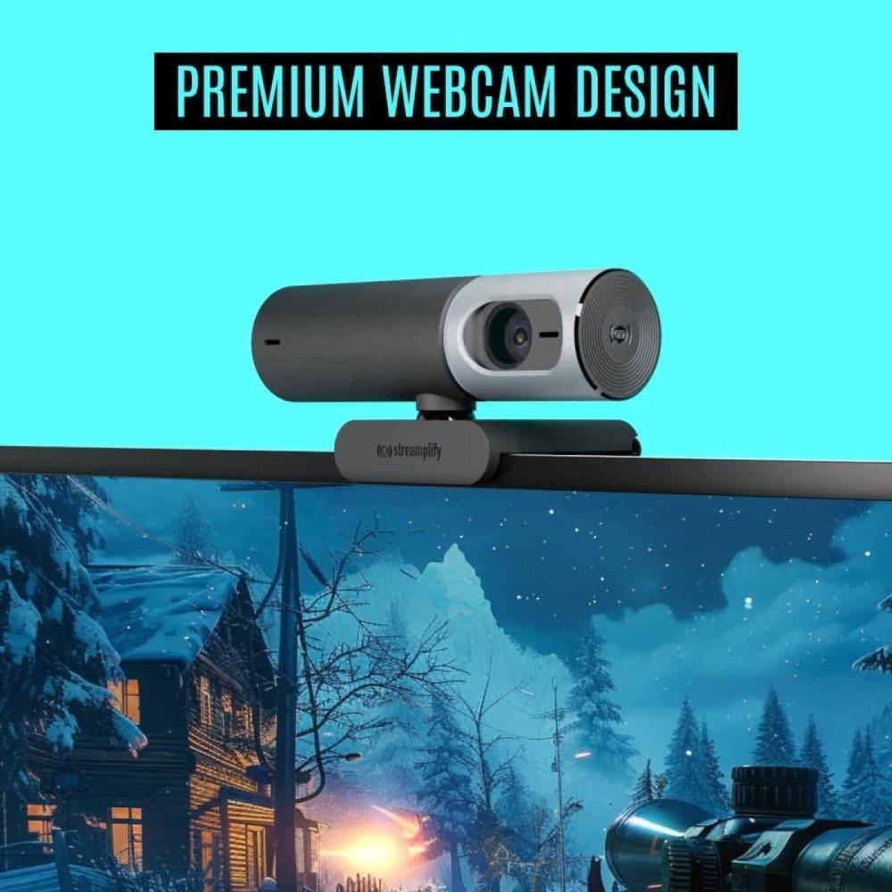 Вебкамера STREAMPLIFY CAM PRO 4K 8M30 Black (SPCW-CP4K811.11)