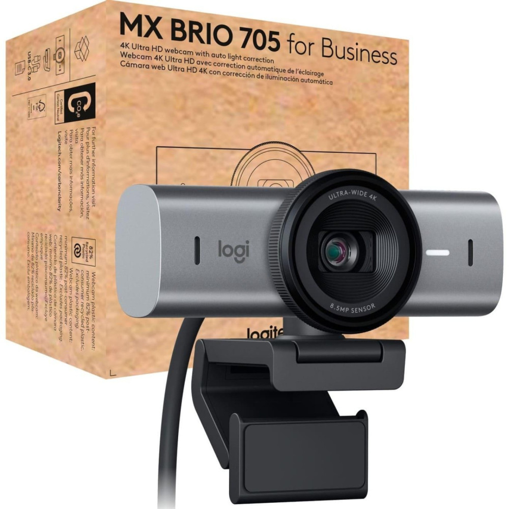 Вебкамера Logitech MX Brio 705 for Business 4K Graphite (960-001530)