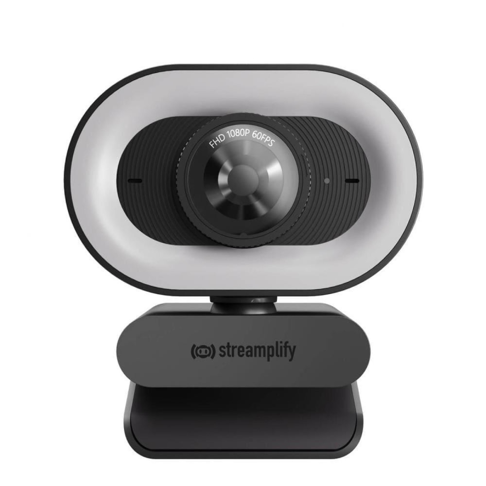 Вебкамера STREAMPLIFY CAM PLUS FHD 2M60 LIGHT Black (SPCW-CLFH221.11)