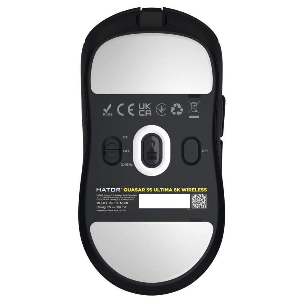 Миша HATOR Quasar 3S Ultima 8K Wireless Black (HTM660)