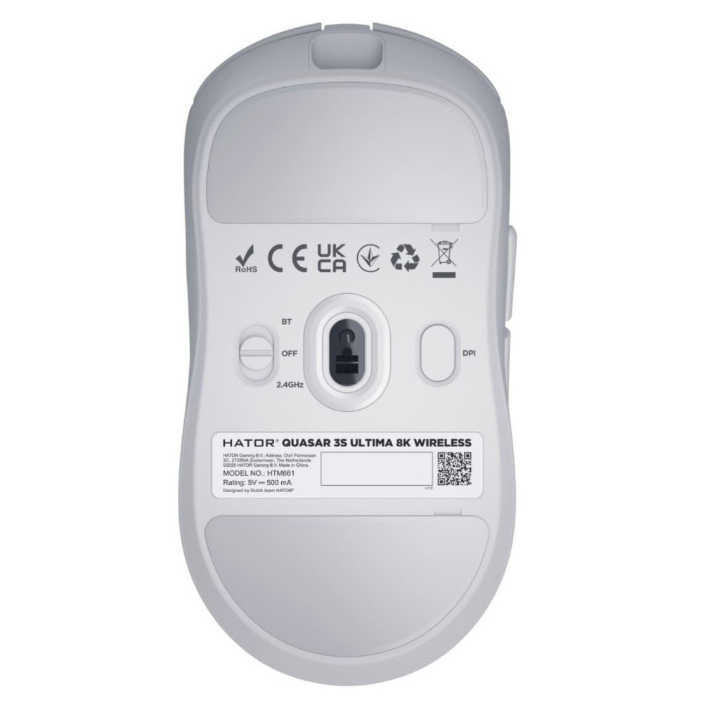 Миша HATOR Quasar 3S Ultima 8K Wireless White (HTM661)