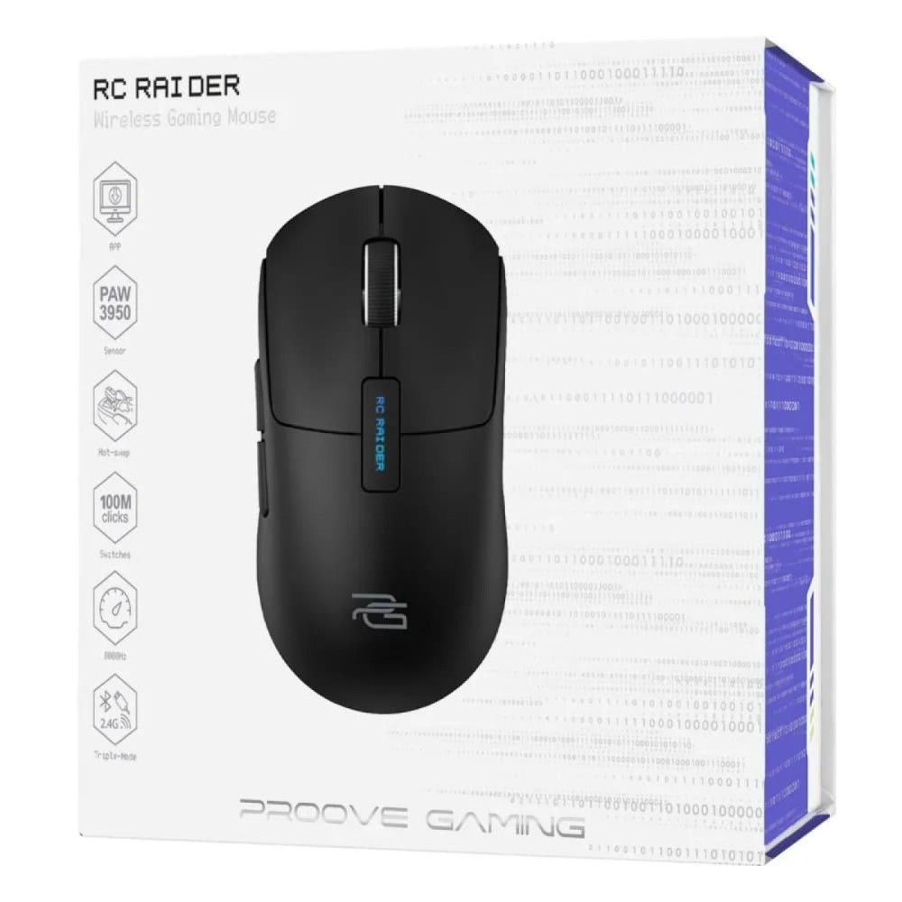 Миша Proove Gaming RC Raider 8K Black (WMRR00122001)