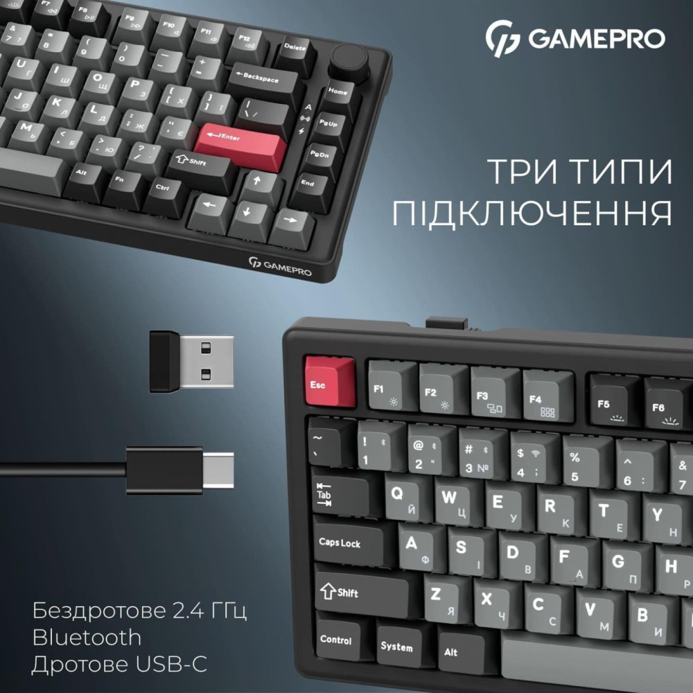 Клавіатура GamePro Asgard Yord MK266BK