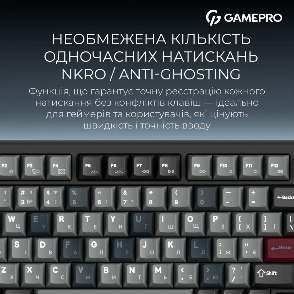 Клавіатура GamePro Asgard Yord MK266BK