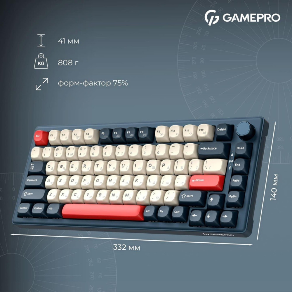 Клавіатура GamePro Asgard Yord MK266BL
