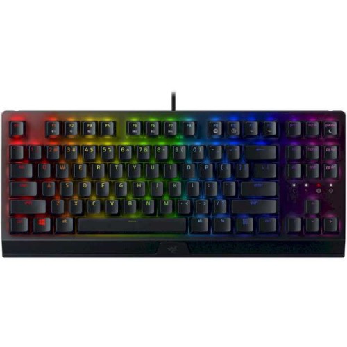 Клавіатура Razer BlackWidow V3 TKL RGB Green USB Black (RZ03-03490700-R3R1)