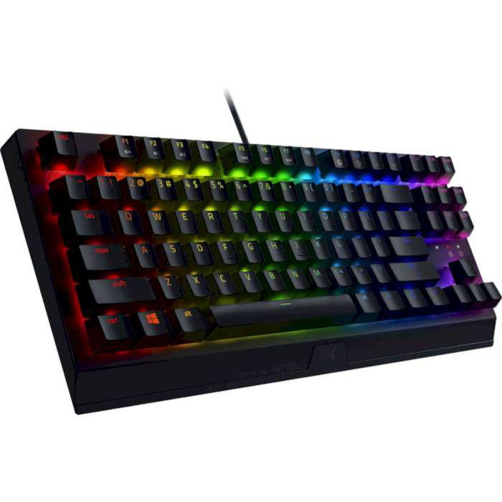 Клавіатура Razer BlackWidow V3 TKL RGB Green USB Black (RZ03-03490700-R3R1)