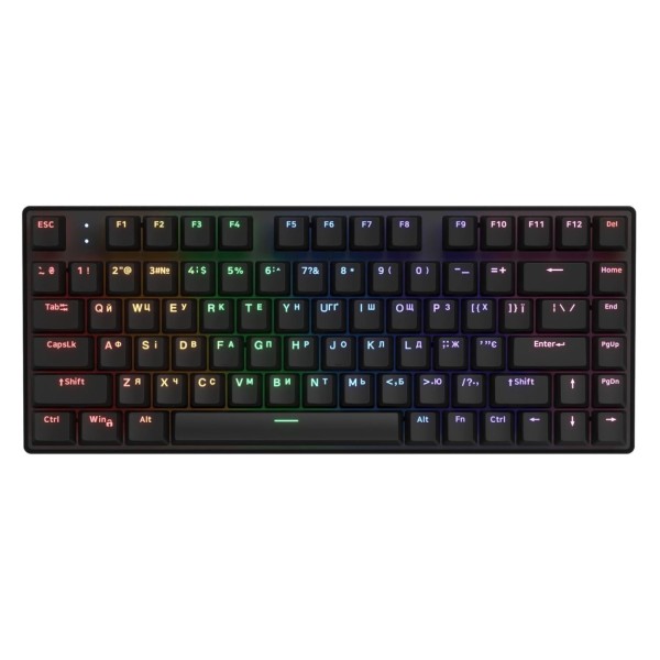 Клавіатура HATOR Icefall Mecha 75 Wireless Rainbow Black (HTK275UA)