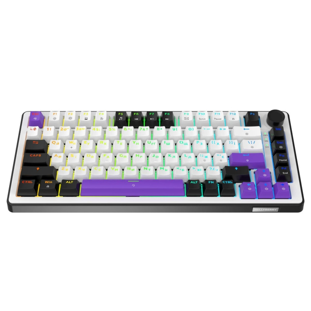 Клавіатура HATOR Hellyberry HK75 White-Violet (HK75)