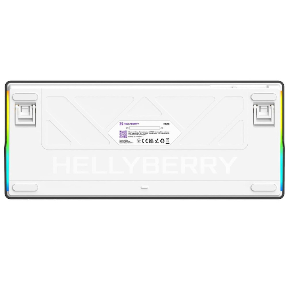 Клавіатура HATOR Hellyberry HK75 White-Violet (HK75)