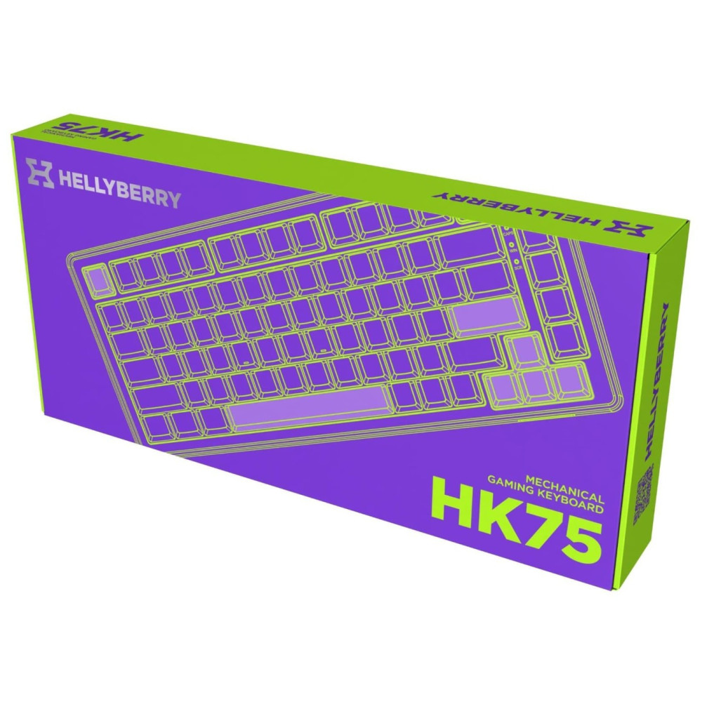 Клавіатура HATOR Hellyberry HK75 White-Violet (HK75)