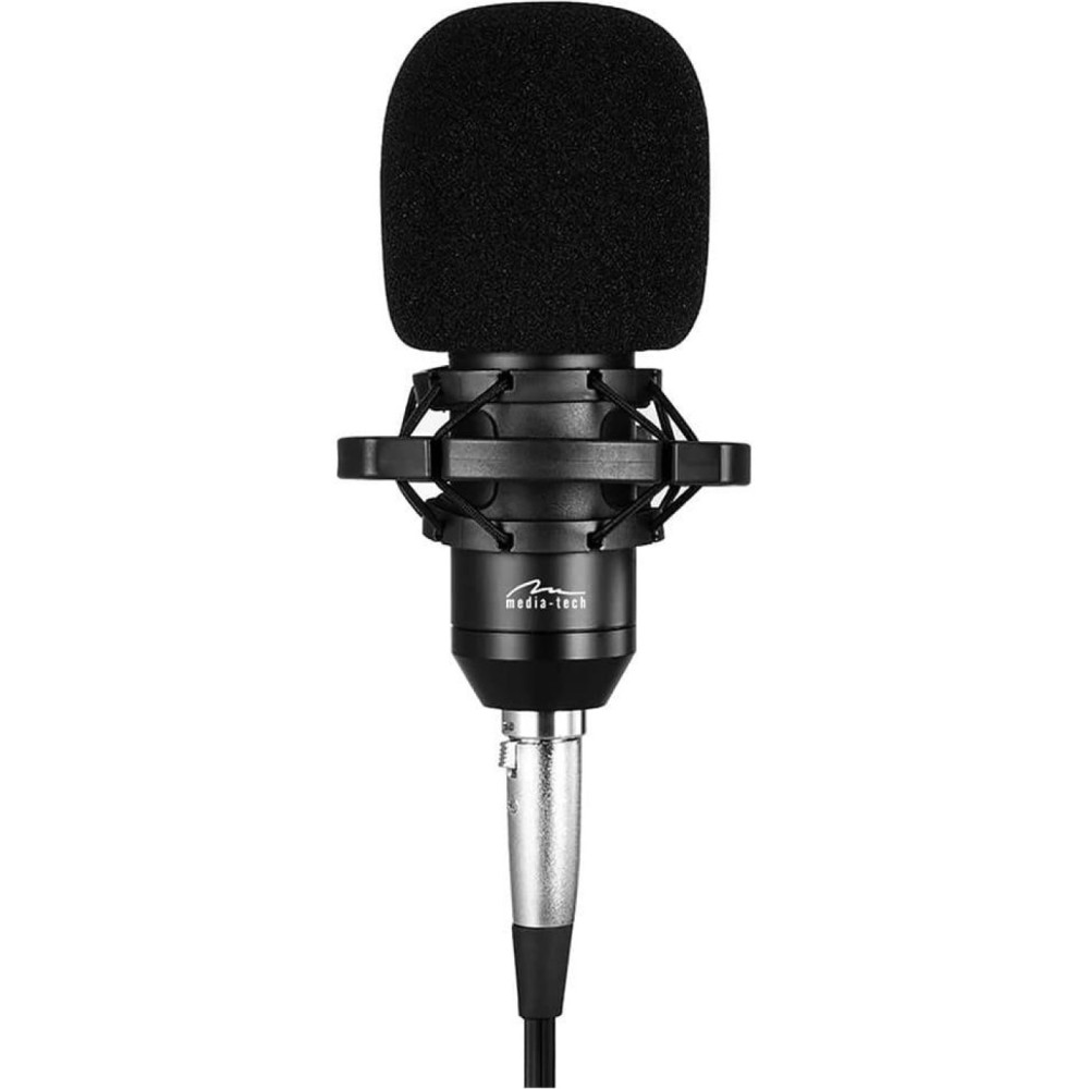 Ігровий стримінговий мікрофон Media-Tech, професійний набір XLR/USB, чорний