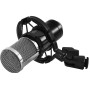 Ігровий стрим-мікрофон Media-Tech, професійний набір XLR/USB, сріблястий