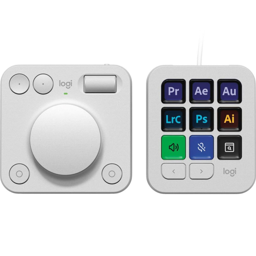Контролер Logitech MX Creative Console Pale Grey