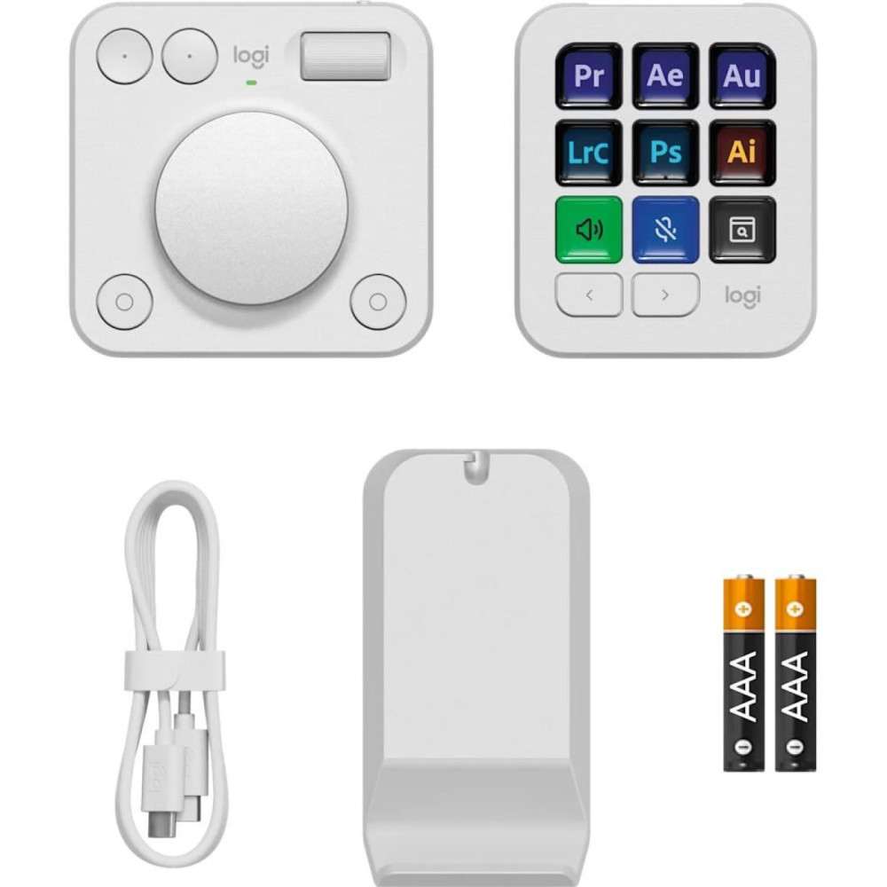 Контролер Logitech MX Creative Console Pale Grey