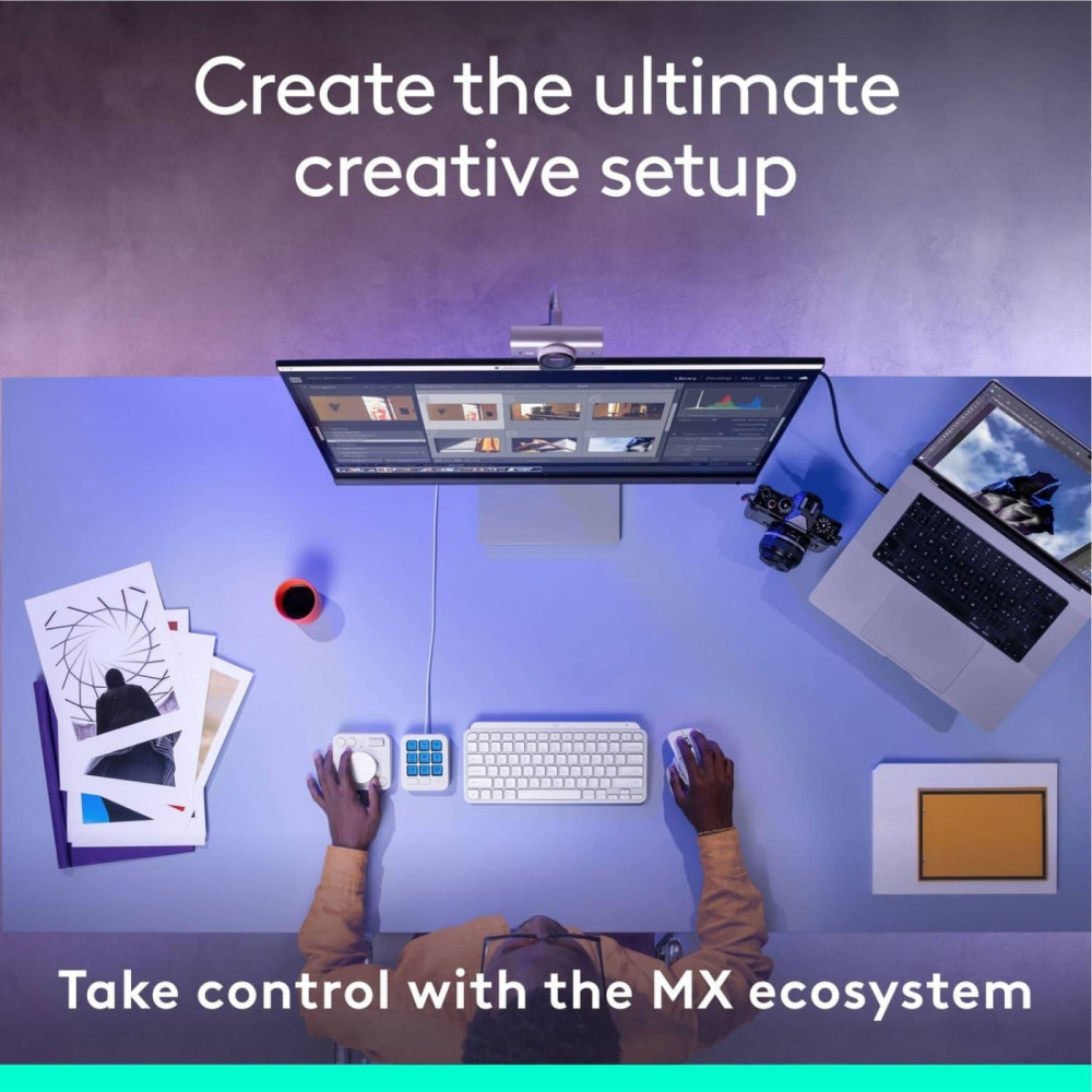 Контролер Logitech MX Creative Console Pale Grey