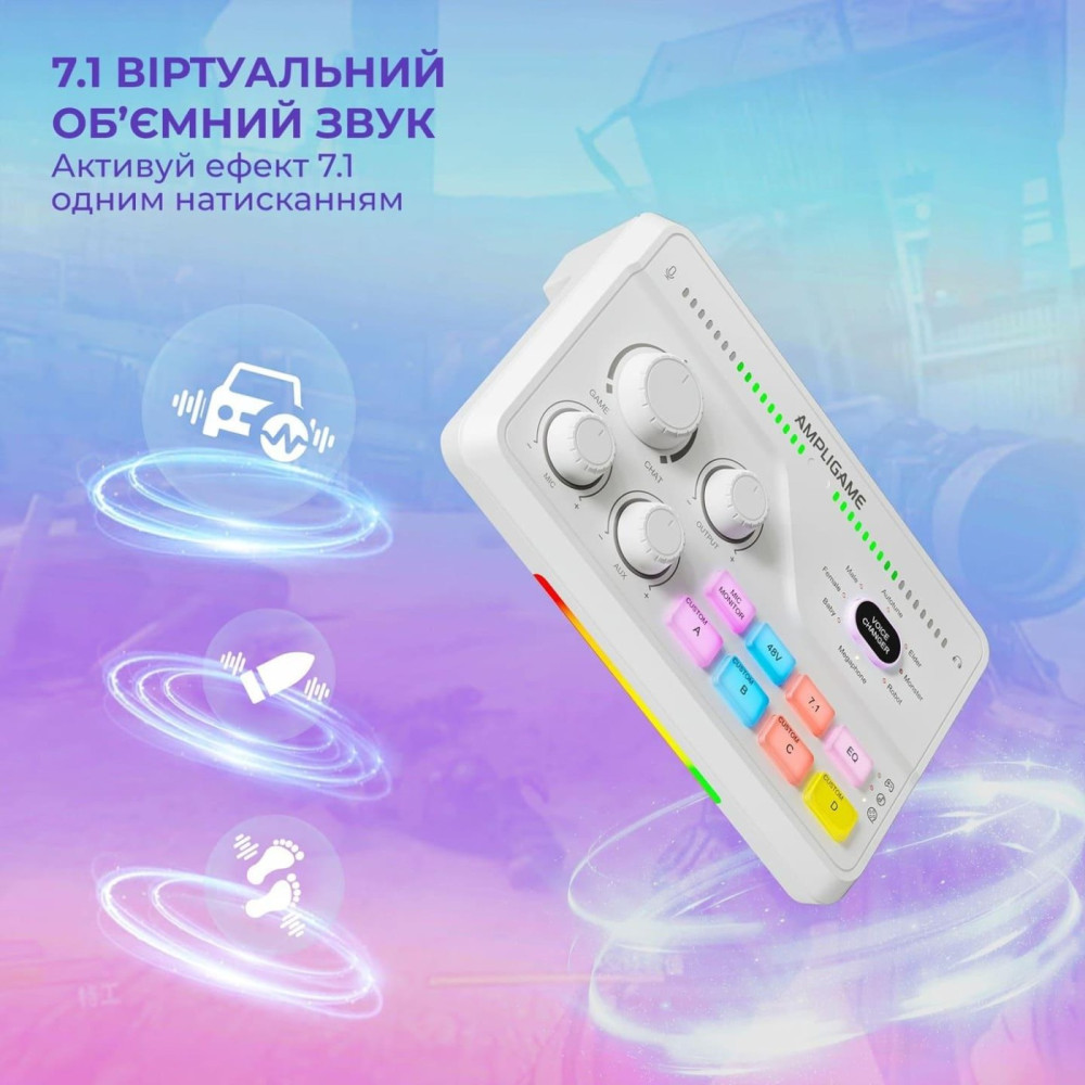 Аудіомікшер Fifine SC8W