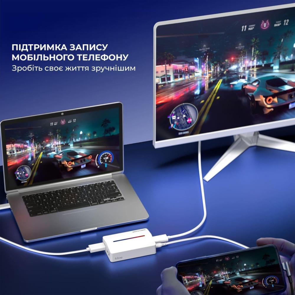 Пристрій захоплення відео Fifine V3W Game Capture Card