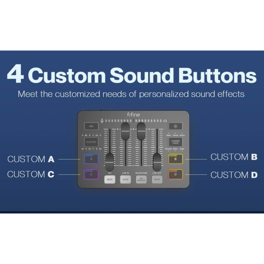 Мікшер Fifine SC3 Sound Card