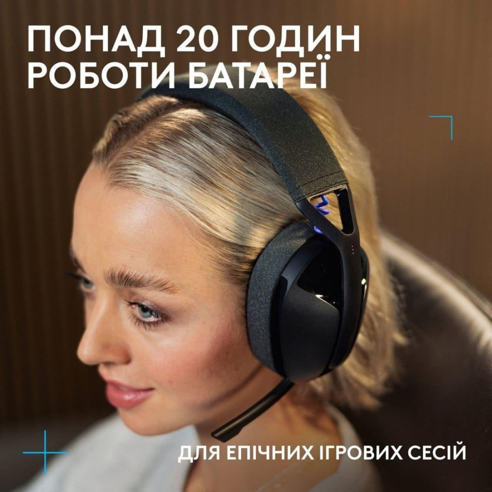 Ігрова гарнітура Logitech G321 Lightspeed Wireless Black (981-001563)