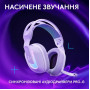 Ігрова гарнітура Logitech G522 Lightspeed Wireless Gaming Headset White (981-001550)