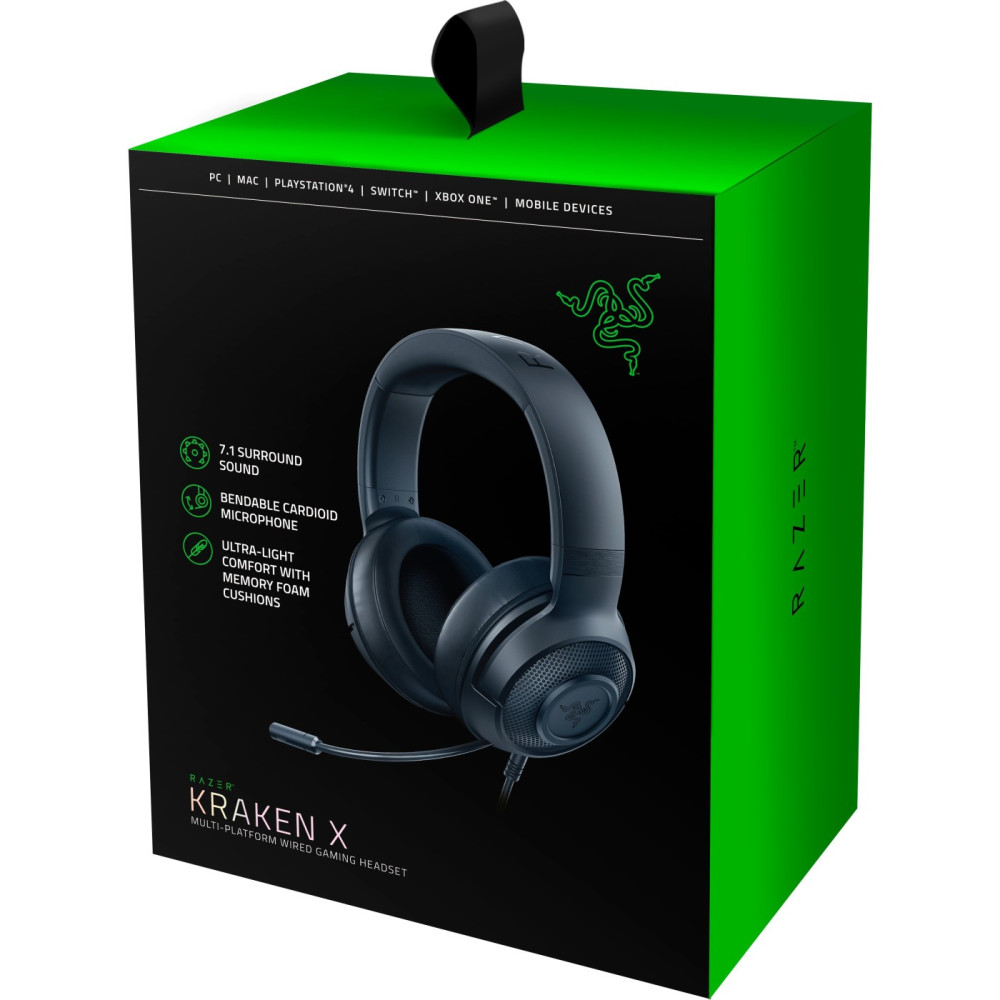 Комп’ютерна гарнітура Razer Kraken X Lite Black (RZ04-02950100-R381)