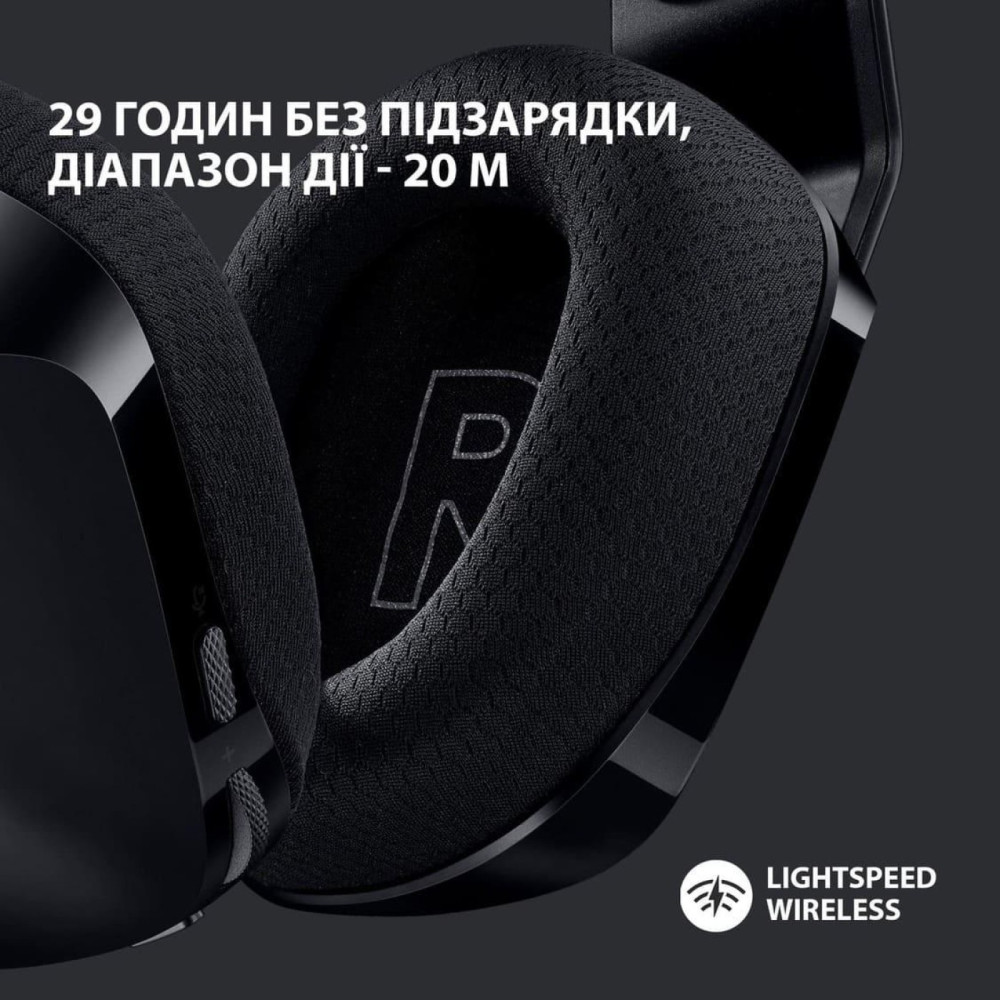 Ігрова бездротова гарнітура Logitech G733 Lightspeed Wireless RGB Black (981-000864)