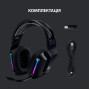 Ігрова бездротова гарнітура Logitech G733 Lightspeed Wireless RGB Black (981-000864)